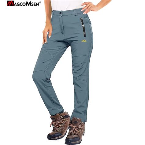 Magcomsen Pantalones T Rmicos Impermeables Para Mujer Pantal N Grueso