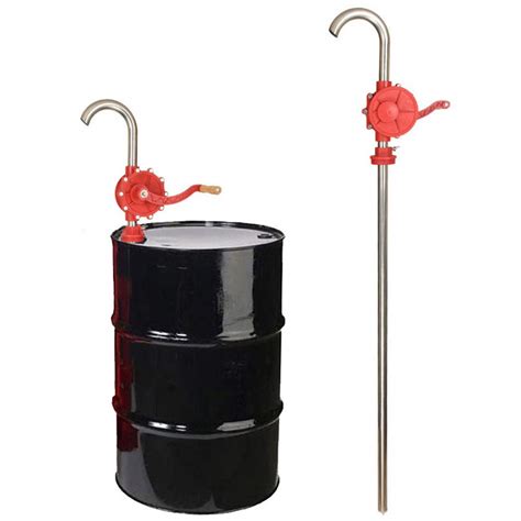 Buy Xiongg Hand Crank Oil Barrel Pump Abs Stainless Steel Self Priming Fuel Oil Diesel Pump