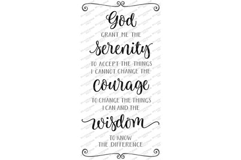 Serenity Prayer SVG Free