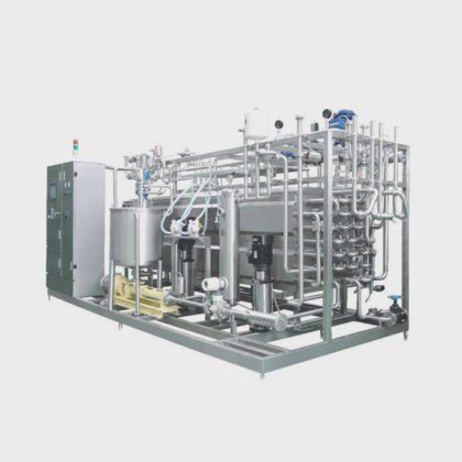 Automatic Tubular Uht Sterilizer Industrial Uht Milk Processing Machine