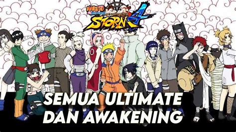 Semua Ultimate Jutsu Dan Awakening Genin Di Naruto Series Naruto