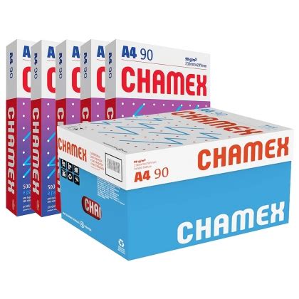 Papel Chamex Super A4 90g Branco Sulfite Resma 500 Folhas Mundoware