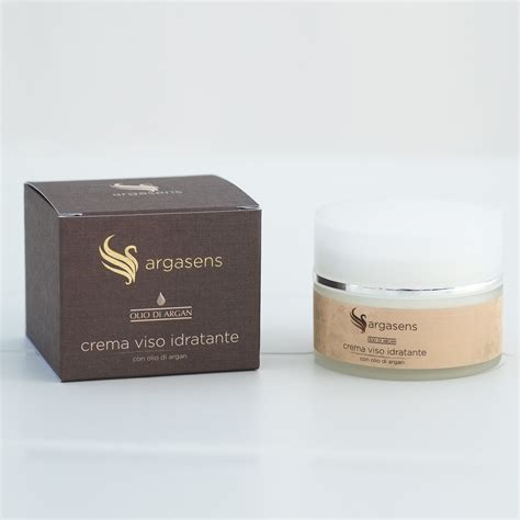 Crema Viso Idratante All Olio Di Argan Puro 100 Argasens