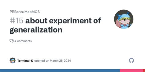 About Experiment Of Generalization Issue 15 PRBonn MapMOS GitHub