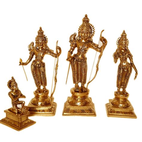 Ram Darbar Brass Made Hand Carved Statue For Pooja Ghar Buy Ram