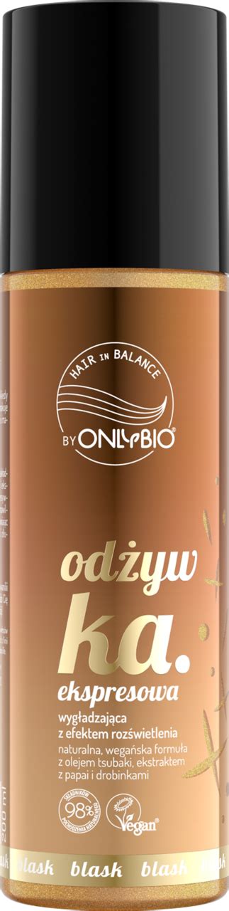 Onlybio Hair In Balance Od Ywka Dwufazowa Z Efektem Roz Wietlenia