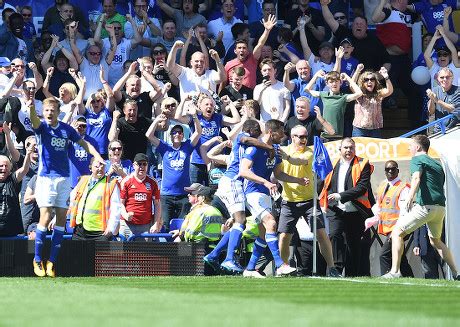 Lukas Jutkiewicz Birmingham City Celebrates After Editorial Stock Photo