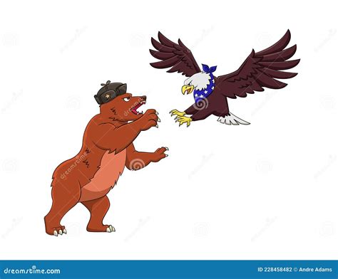 Russian Bear And Signs Stock Photography | CartoonDealer.com #115567928