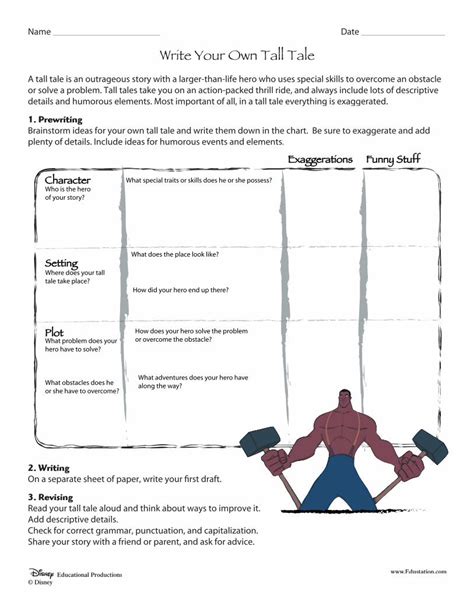 Pdf Tall Tales Graphic Organizer Educational 2002 Cyberlessons