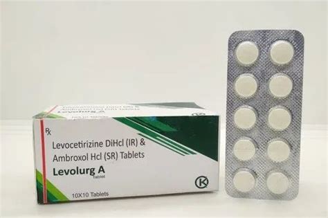 Levocetirizine Dihcl Ir Ambroxol Hcl Sr Tablets Levolurg A