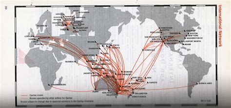 Qantas Timetables And Route Maps The Airchive