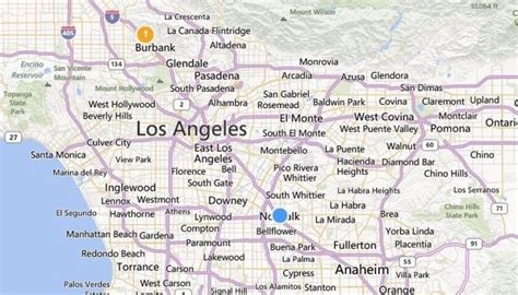 Sun Valley California Map - Map Of Rose Bowl