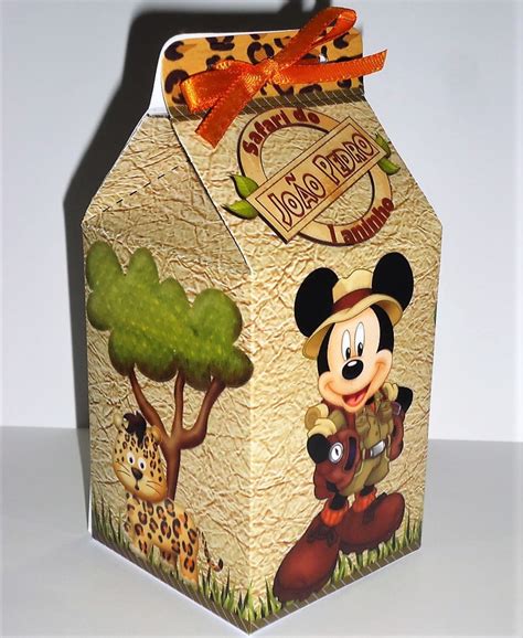 Caixa Milk Mickey Safari Elo Produtos Especiais