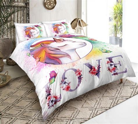 Love Unicorn Bedding Set Unilovers