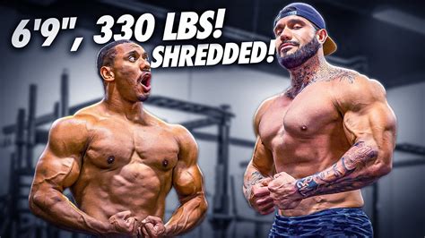 The Tallest Most Shredded Bodybuilder At 69 And 330 Lbs Youtube