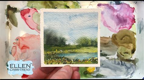 Landscape Painting Watercolor Easy For Beginners Mini Monday Madness