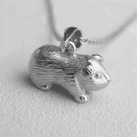 Guinea Pig Necklace Etsy