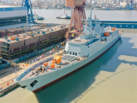 Chinese Shipyard Launches 3rd Type 054 A/P Frigate For Pakistan Navy ...