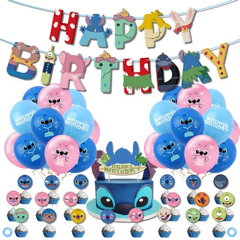 Buy Lilo And Stitch Party Supplies Stitch Birthday Party Decorations