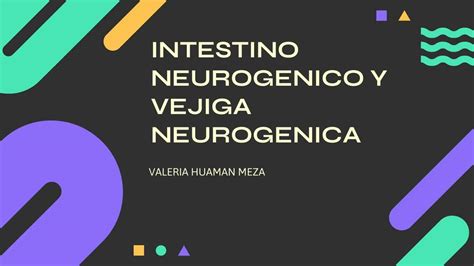 Intestino Neurogénico y Vejiga Neurogénica Vawlc uDocz