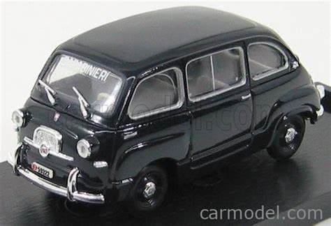 BRUMM R309 UPD Echelle 1 43 FIAT 600 MULTIPLA CARABINIERI POLICE 1956