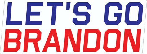 Set Of Let S Go Brandon Sticker Car Truck Bumper Vinyl Decal Joe