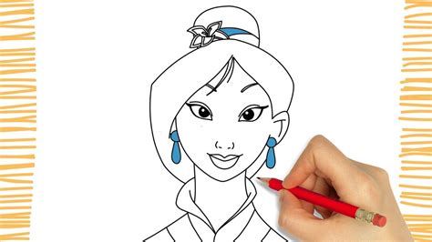 Como Dibujar A Mulan I Disney Youtube