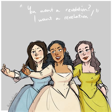 The Schuyler Sisters By Steamedpeaches On Deviantart