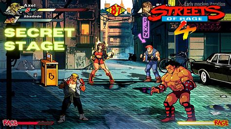 All Secret Stage Unlocked Streets Of Rage 4 Youtube