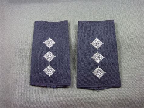 Rangschlaufen Hauptmann Weiss In Blau Stephan Militaria