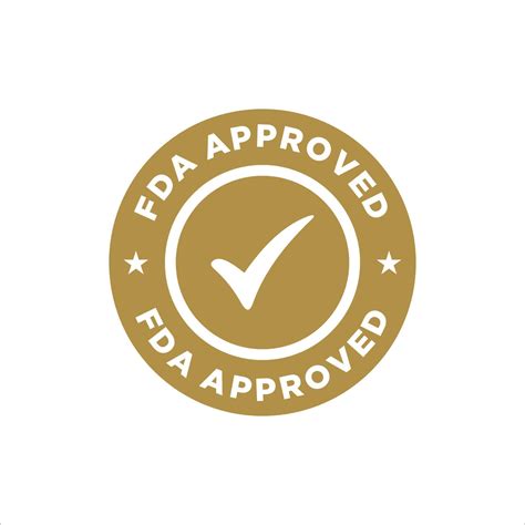 Fda Approved Food And Drug Administration Stamp Icon Symbol Label Badge Logo Seal 16703042