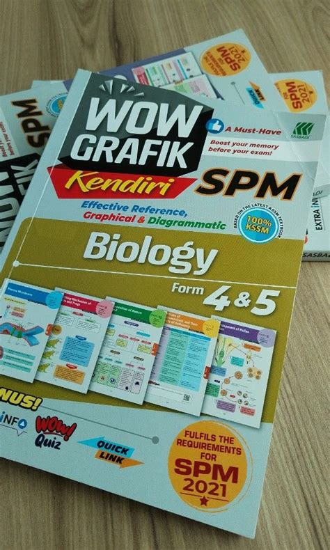 Wow Grafik SPM Biology Reference Book KSSM Hobbies Toys Books