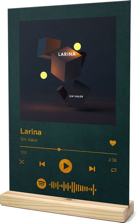 Songr Spotify Muziek Bordje Larina Sin Valor X Groen