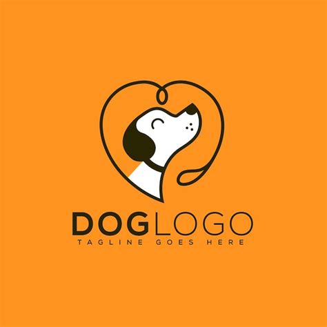 Hund Logo Design Vorlage Vektorgrafik Branding Element Premium Vektor