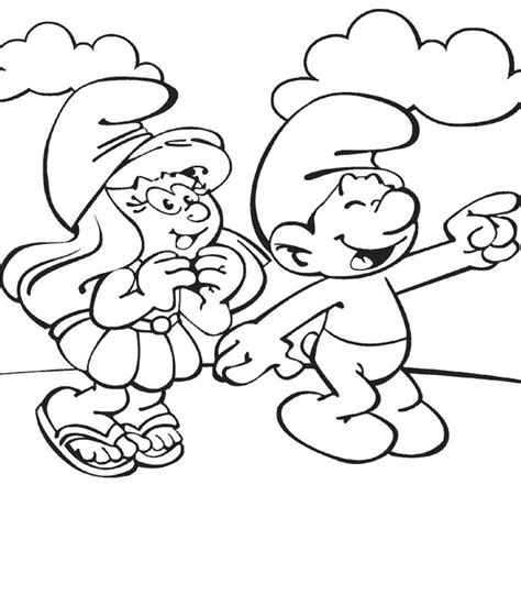 Coloriage Les Schtroumpfs Pluie Coloriage Les Schtroumpfs Images