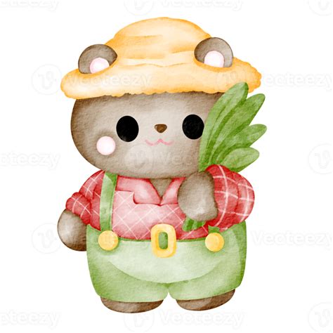 Watercolor Farm Character 23322193 Png