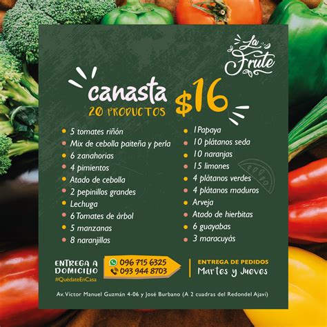 Canasta B Sica De Frutas Y Verduras Compra Venta Ibarra