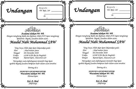 Undangan Maulid Nabi Pdf