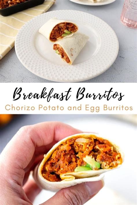 Chorizo Potato And Egg Breakfast Burritos Artofit