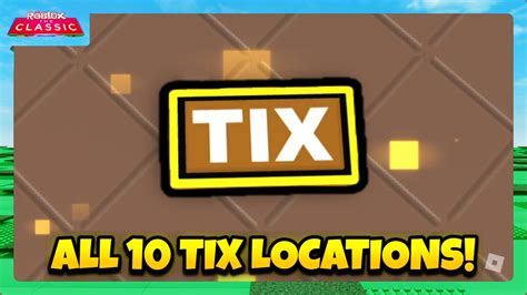 How To FIND ALL 10 TIX LOCATIONS In A Dusty Trip ROBLOX YouTube