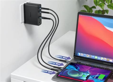 Gan Charger And Combined Usb C Hub Geeky Gadgets