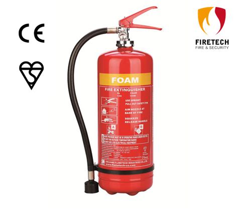 6l Portable Foam Fire Extinguishers Ce Bsi Approved Foam And 6l