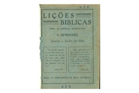 Escola Bíblica Dominical História de Ensino e Aprendizado Cristão