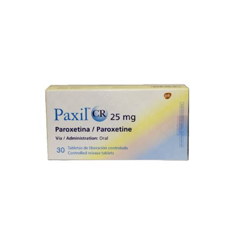 Paxil Cr 25 Mg Tienda Catracha Salud