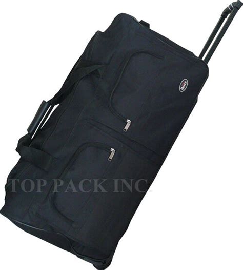 30 Polyester Rolling Wheeled Duffel Bag Travel Duffel Bag On Wheel EBay