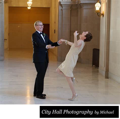 Wedding Photographer San Francisco City Hall Fun Moment Lgbtq Same Sex Wedding Photography