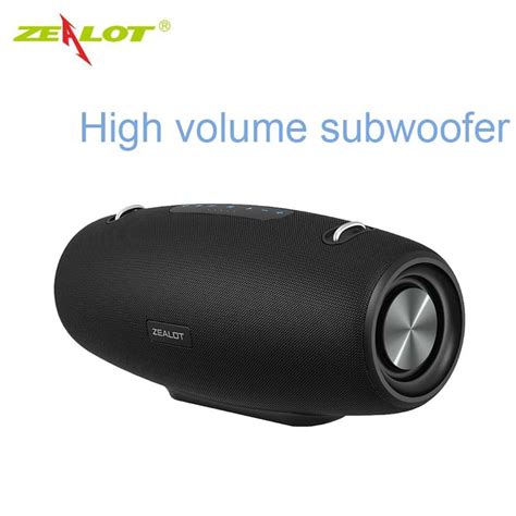 Zealot Portable Bluetooth Speaker Outdoor Waterproof S67 Black