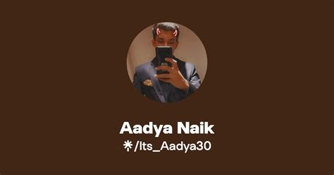 Aadya Naik Twitter Instagram Linktree