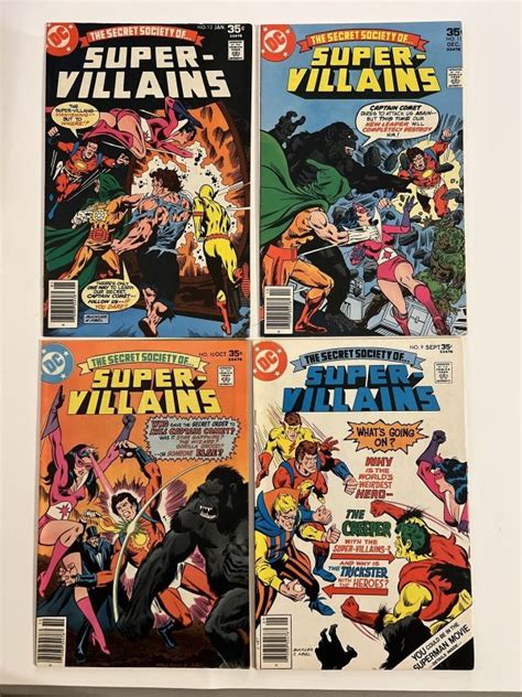 Secret Society Of Super Villains Complete 1 15 Special Dc 1976 1977