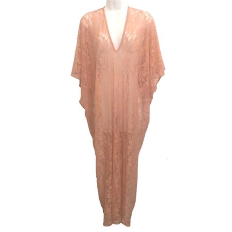 Riller Fount Dresses Riller Fount Luca Lace Caftan Maxi Dress In